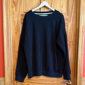 Smallshow Black and White Crewneck Nursing Sweater NWOT